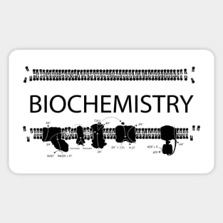 Biochemistry (Black Print) Sticker